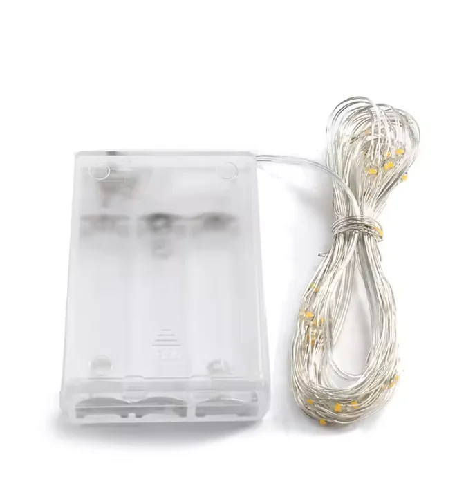 Fairy 3A Battery Led Copper Wire Lights String Indoor/Bedroom Ornament For Holiday Party Decoration Lights