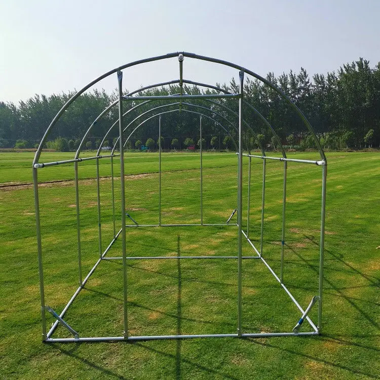 Agricultural Single-Span Poly Tunnel Film Greenhouse with Hydroponics System