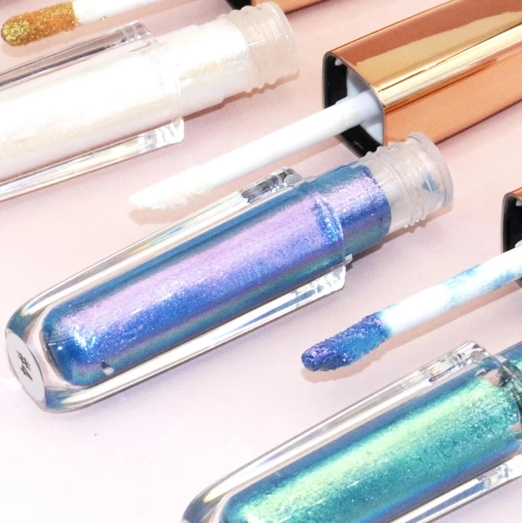 Multichrome chameleon liquid eyeshadow holographic effect Liquid Chameleon metallic duochrome Eye shadow