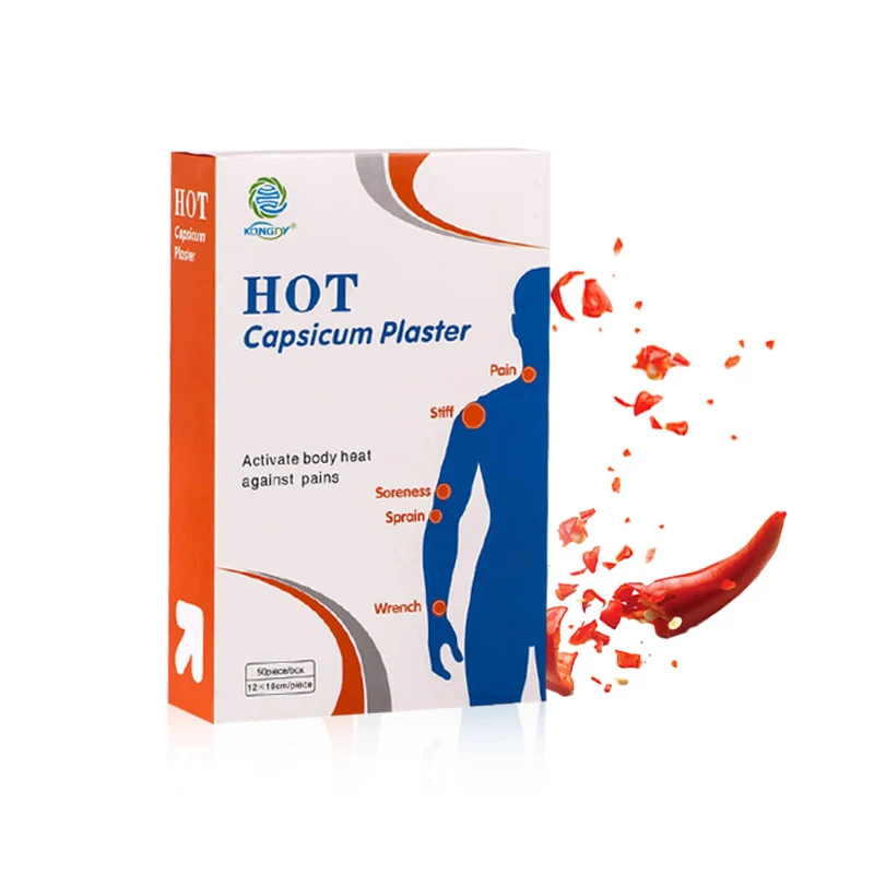 Factory price OEM ODM pain relieving patches hot capsicum plaster