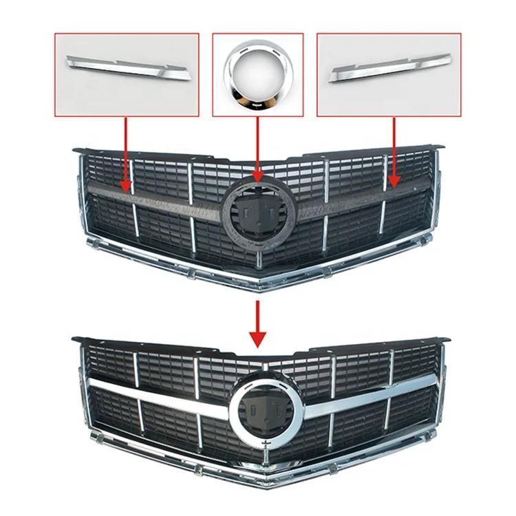SRX ABS auto chrome grill FOR cadillac 2010-2012