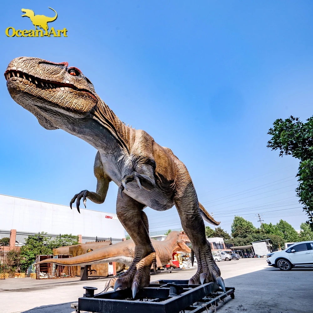 Attraction Dinosaur Theme Park Outdoor Lifesize New Technology Animatronic Dinosaur Model