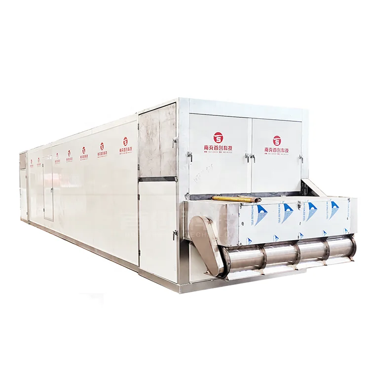 Shouchuang OEM/ODM Titan Arum Jamur Ter Porang Pepper Ginger Spice Seeds Meat Vegetable Mesh Belt Dryer Drying Machine