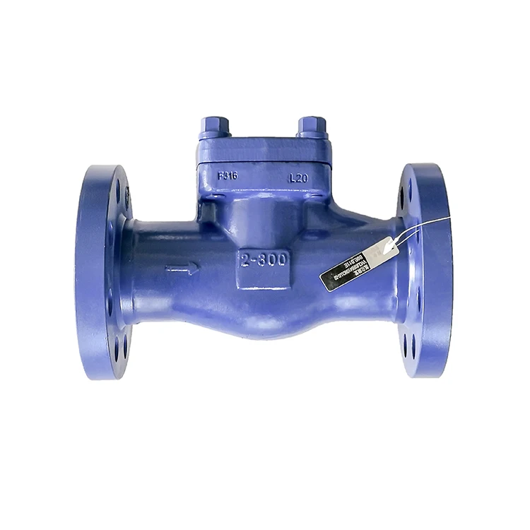 
Stainless steel oil free degreasing integral forged flange swing check valve 