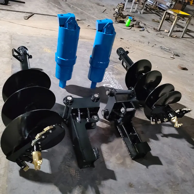 Professional Screw Drive Soil Drill Hydraulic Soil Auger for 17-20 Ton Excavator