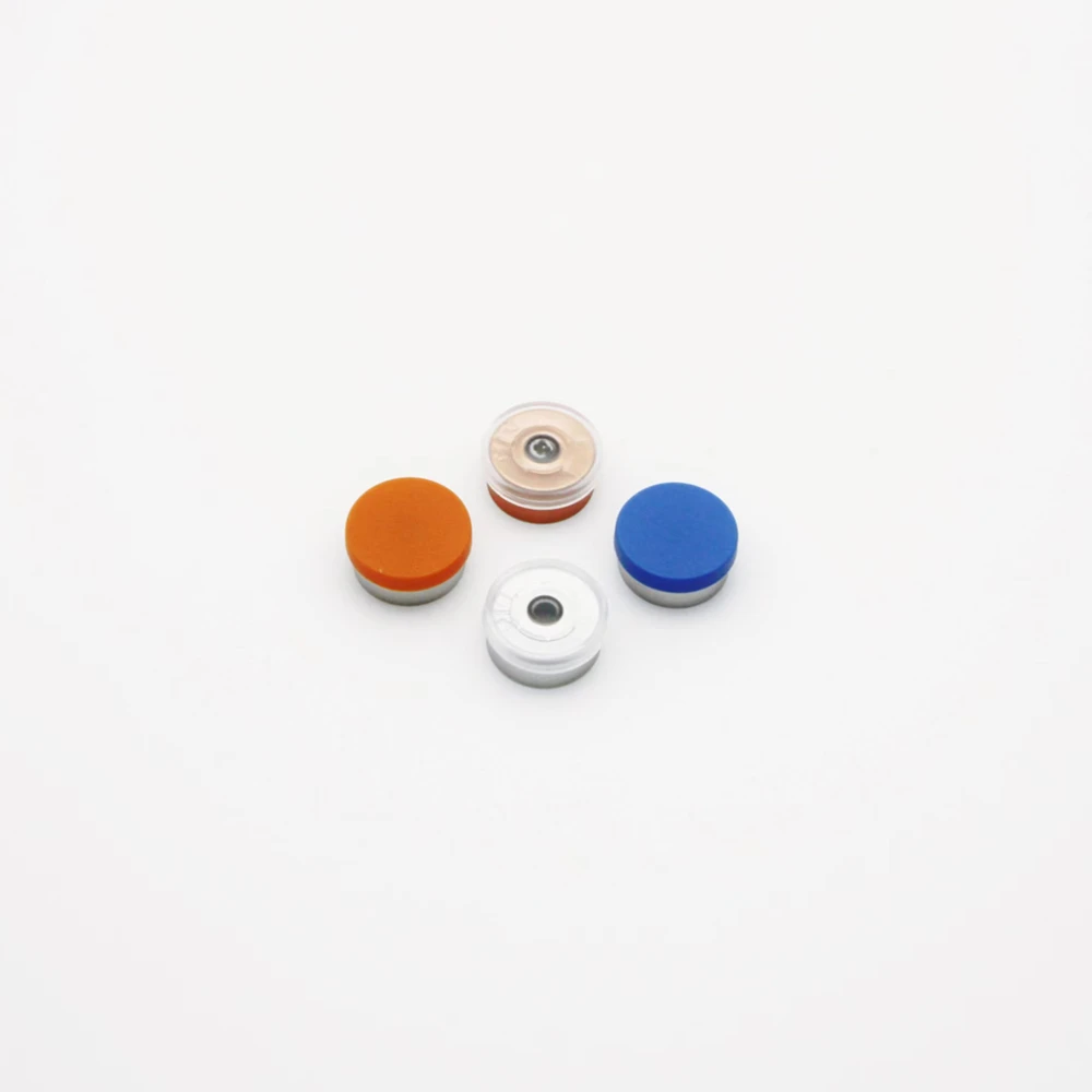 whosale 15mm tear off aluminium plastic  caps