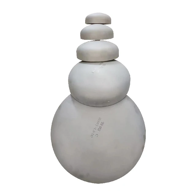 ANSI/ASME B16.9 B36.10 B36.19  Gr1 Gr2 Gr7 Gr12 Etc Titanium Caps NPS 1/2'-48' (OD21.3-1219.2)  Wall Thickness