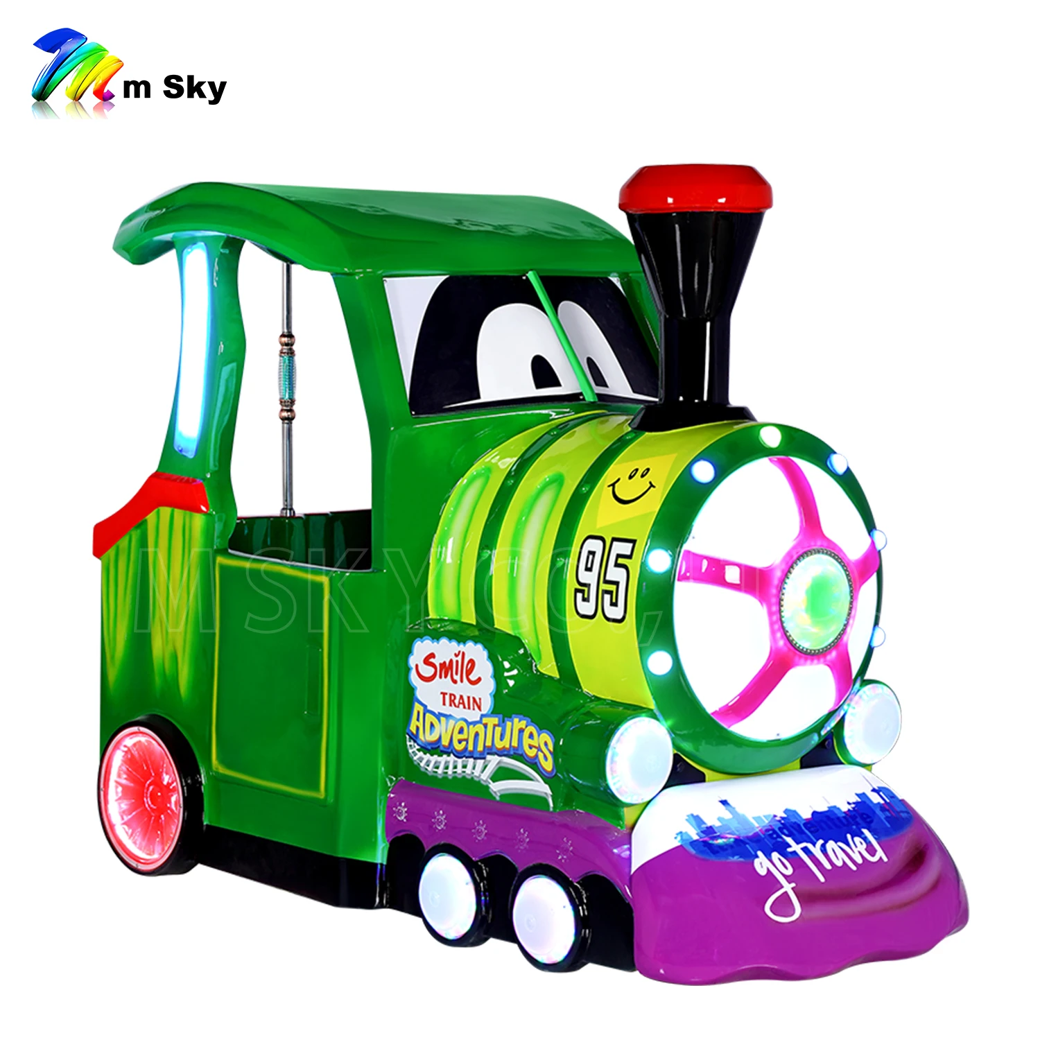 KA-280 Smile Train Kids Game Machine educated coin operated family kids machines in game center