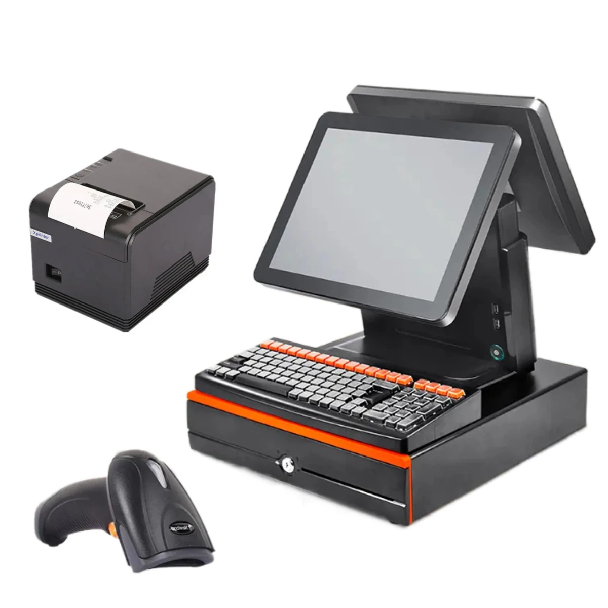 Машина De Caisse Enregistreuse Комплексная тактильная система Pour Magasin Market Professionnel Android Restaurant Bar All In One POS Systems