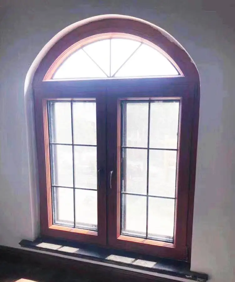 Foshan Aluminum Wood Grain Effect Finish Extruded profiles in Laos aluminium powder coatings profile for window and door