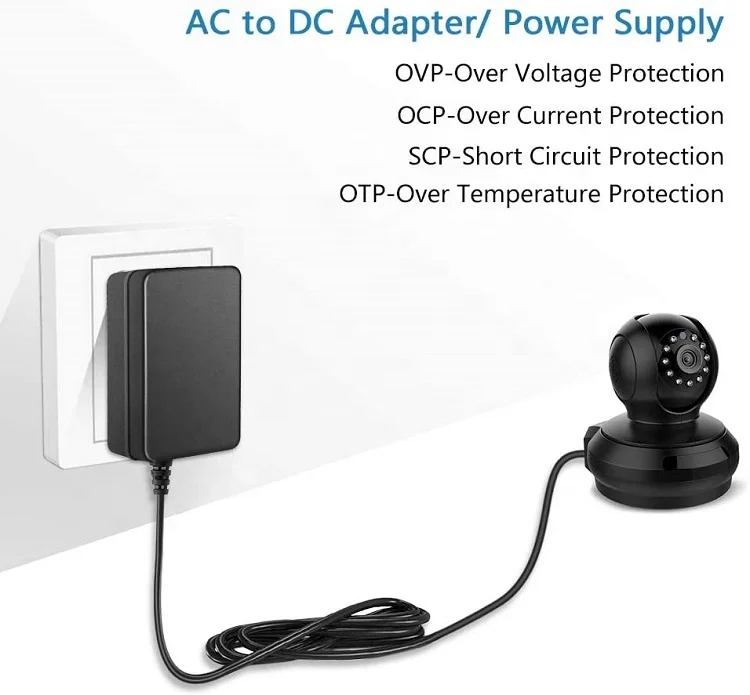 18V 0.5A Wall Mount Power Adapter for Booster PAC Robot Vacuum Cleaner Porter Cable Radio Safety Siren Speaker 18V AC DC Adapter