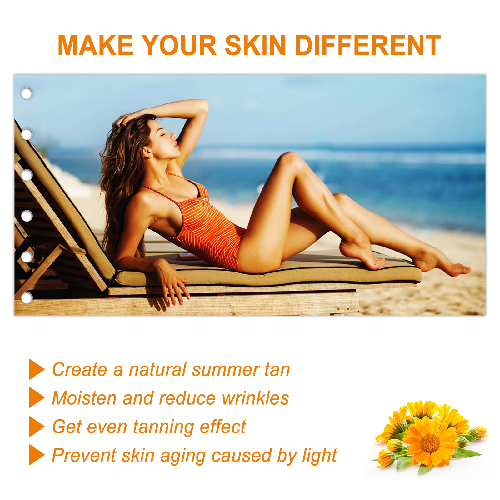 OUHOE Outdoor Seaside Tanning Aid High Quality Bronzer Moisturizing Cream Healthy Skin Color Darkening Repair Body Lotion Gel