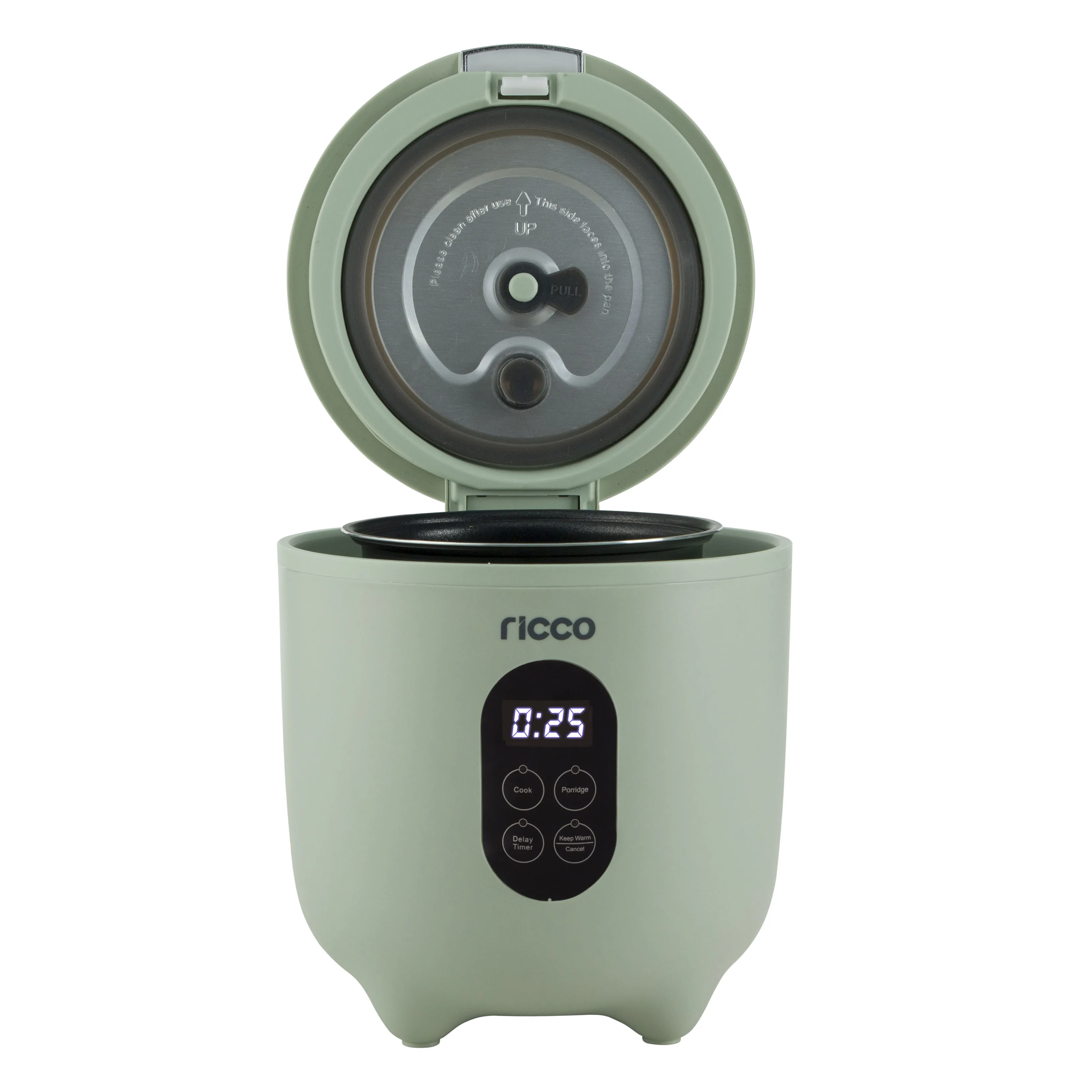 Ricco New Arrival 2 PERSON USE 1.2 L Mini Digital Multi Function Rice Cooker With Removable Non-stick Pot and Porridge function