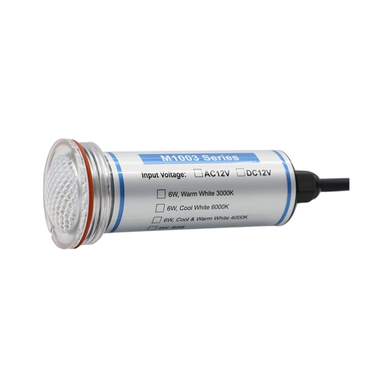 Замена для Pentair GloBrite MicroBrite IP68 AC/DC 6W/12W 1 5 дюймов эпоксидная смола мини-лампа бассейна светодиодный подводный свет