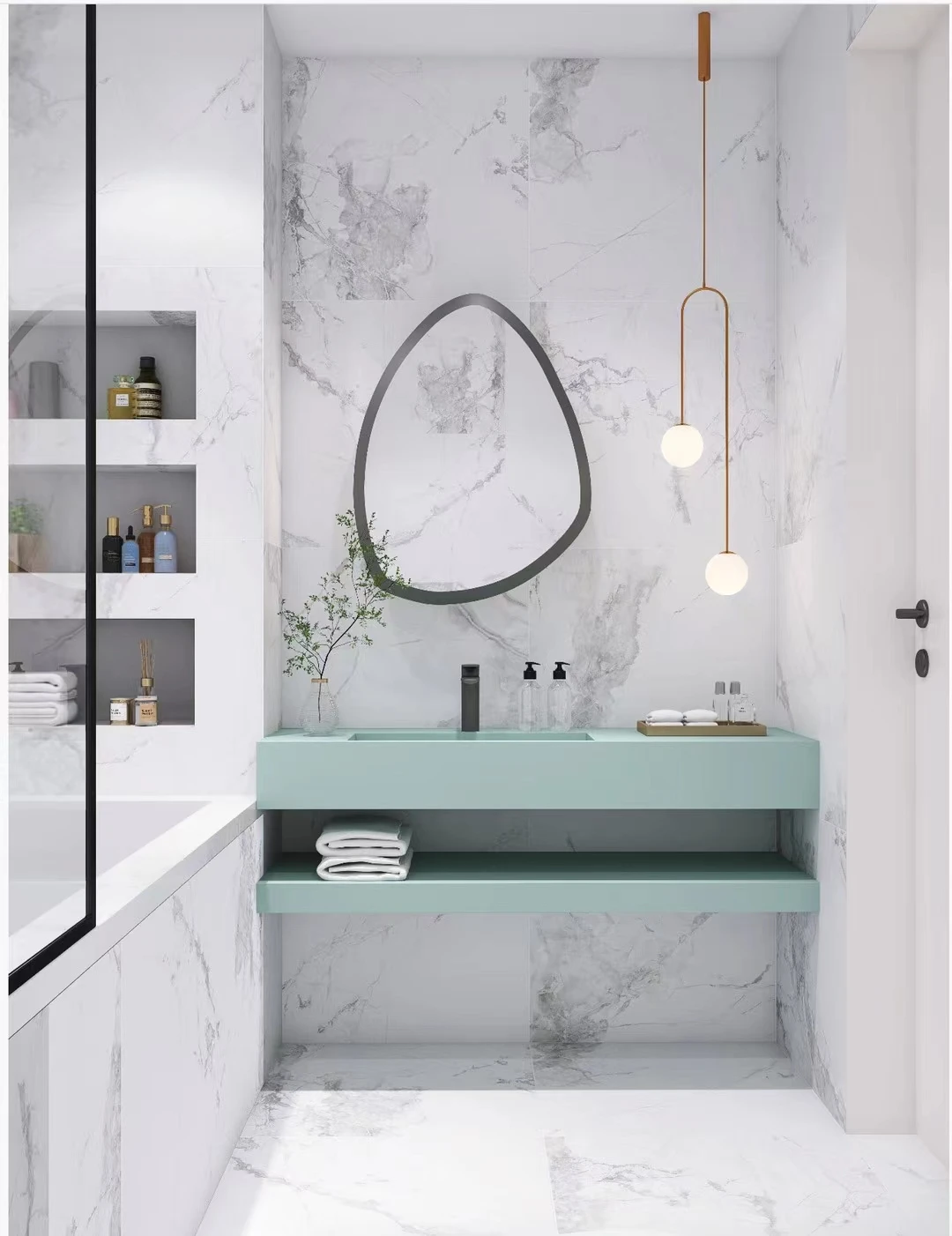 600x600 China Gloss White Porcelain Tiles with Cheap Price Big Size 600x1200 mm