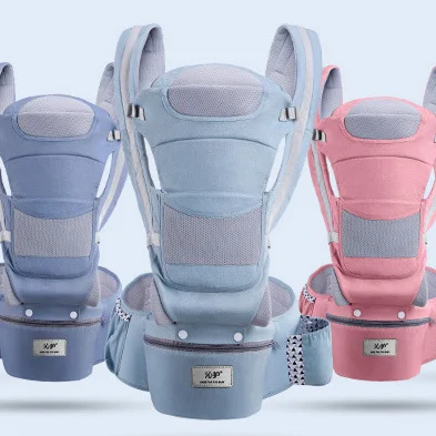 Factory New Design Organic Cotton Shoulder Newborn Baby Kangaroo Sling Carrier Bag Hiking 360 Ergonomic Baby Carrier