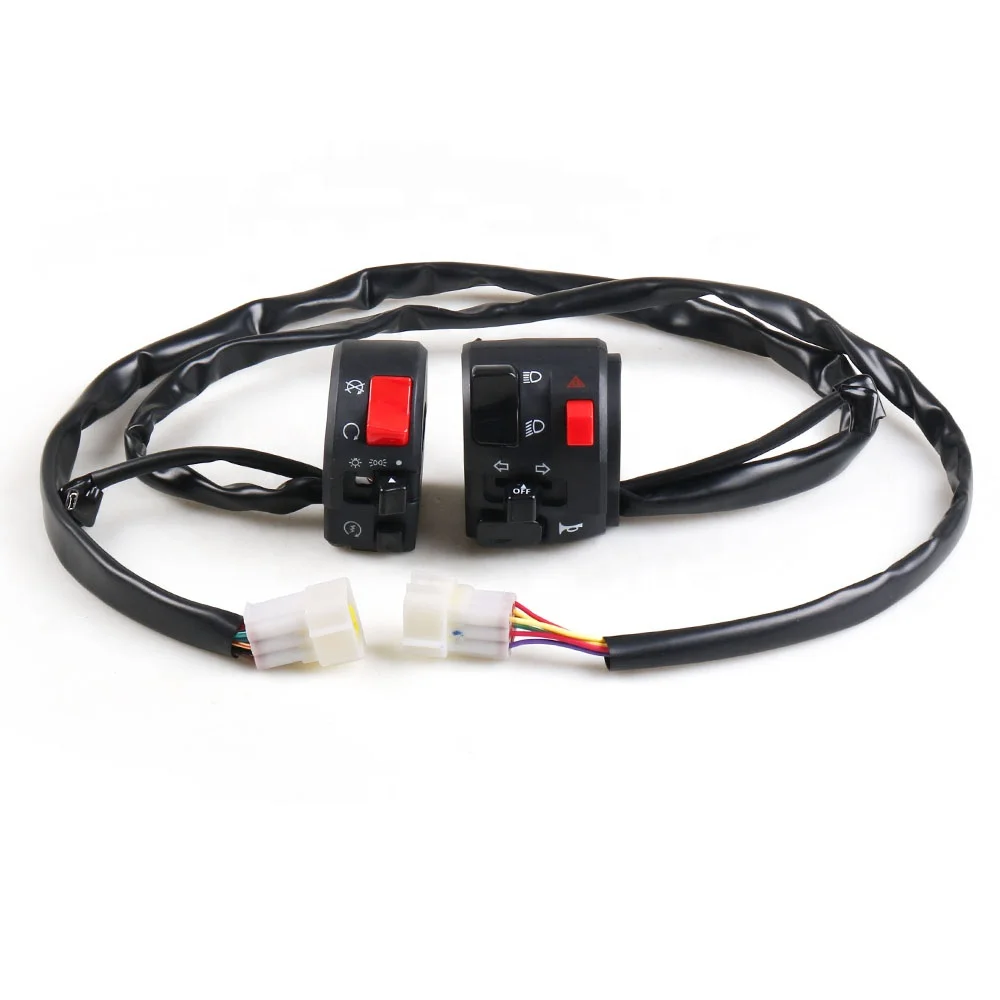 22mm Motorbike Horn Button Turn Signal Electric Fog Lamp Motorcycle Switches