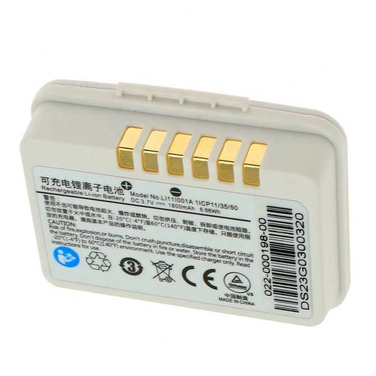 Для аккумулятора Mindray LI11I001A 1ICP11/35/49 022-000198-00 115-035534-00 TMS-6016 BP10 3 8 В 1800 мАч монитор жизненно важных функций литий-ионный