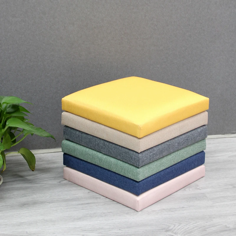 Wholesale polyester household folding sitting seat stool storage box