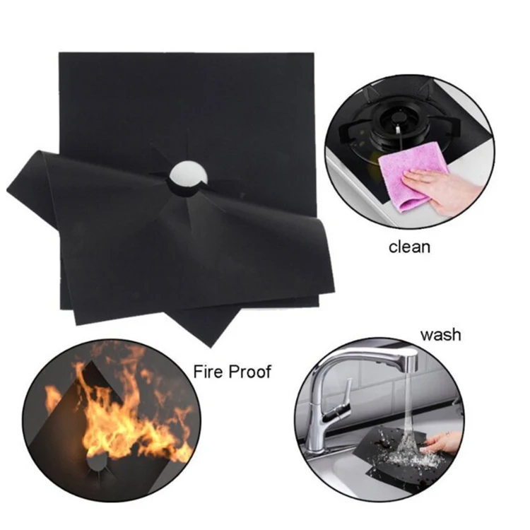 Easy-wipe  Reusable Nonstick Gas Stove Burner Protector