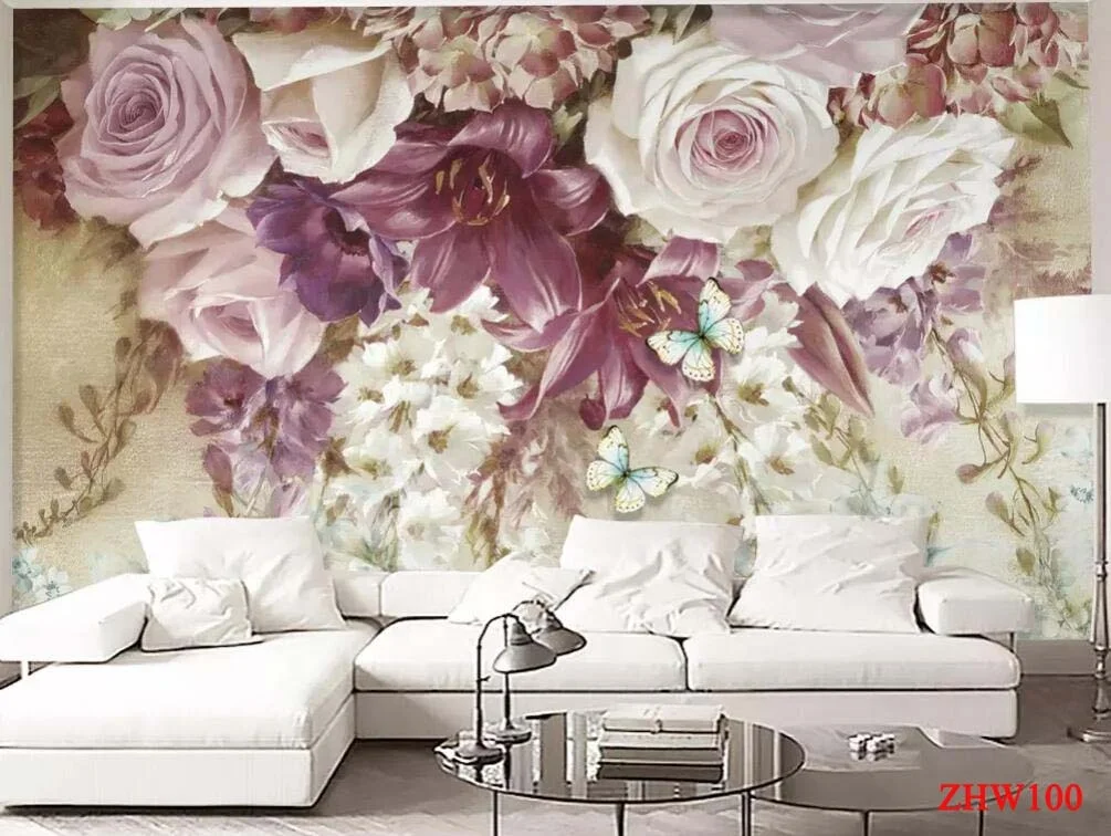 ZHIHAI Fresh natural landscape woods beauty background wall luxury mural wallpaper 3d