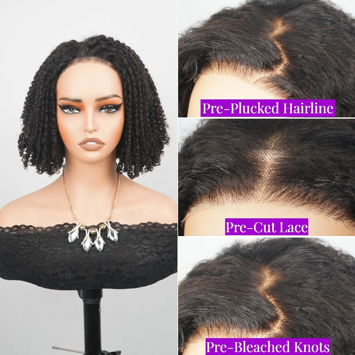 Hot Selling Products 2024 Short Bob Wig 100% Virgin Brazilian Human Hair Lace Front Wig,Curly Bob Glueless Wigs Human Hair