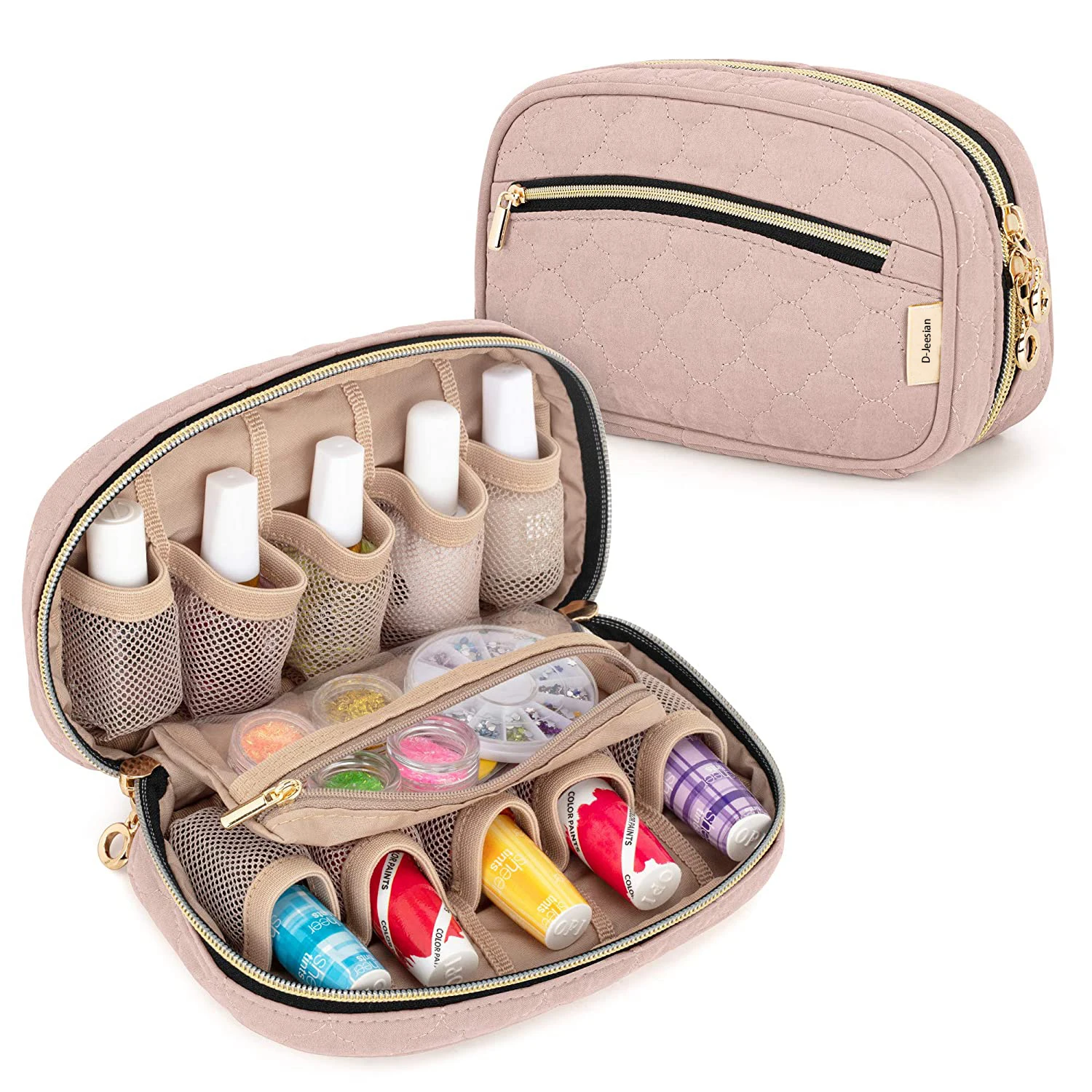 Travel Mini Nail Polish Organizer Nail Tools Storage Bag Carrying Case Nail Polish Organizer Bag