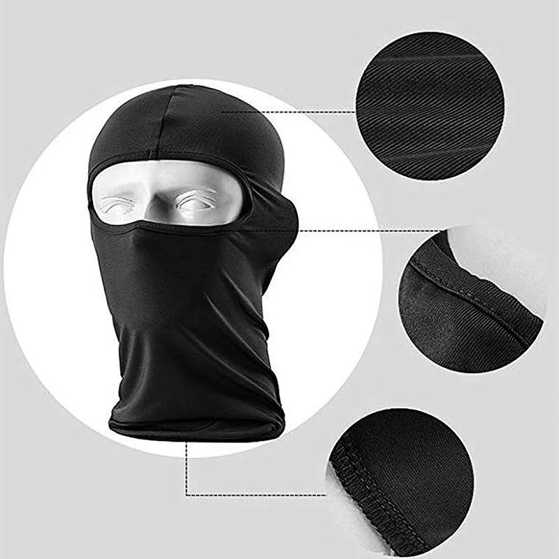 Women Man Outdoor Sports Nylon Windproof CS Head Cap Balaclava Hat Ski Bicycle Cycling Motorcycle Full Face Mask Hats