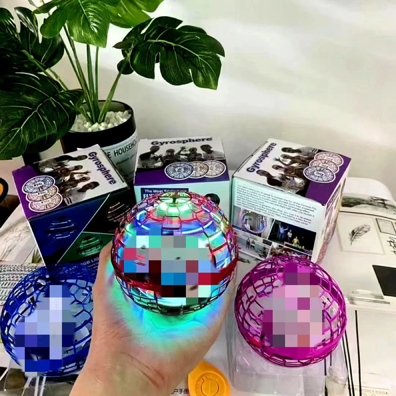 Pelota Voladora Hot Fly Nova Pro Magic 360 Rotating Hover Mini Drone Flying Ball Fly Nova Pro Spinner Orb Flynova Pro Ball
