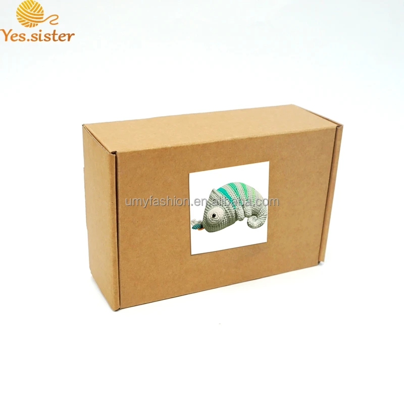 Hot Easy to Learn Children Hand Knitted Stuffed Animals Gift Crochet Kit Diy Making