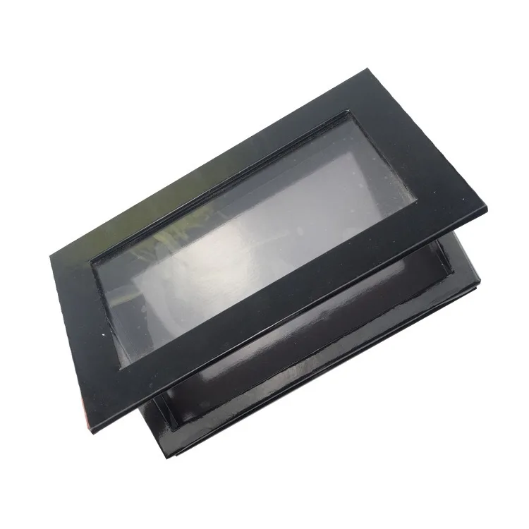 OEM neon loose pigment purple palette 26mm empty eyeshadow plastic empty eye shadow box customize my own logo low moq