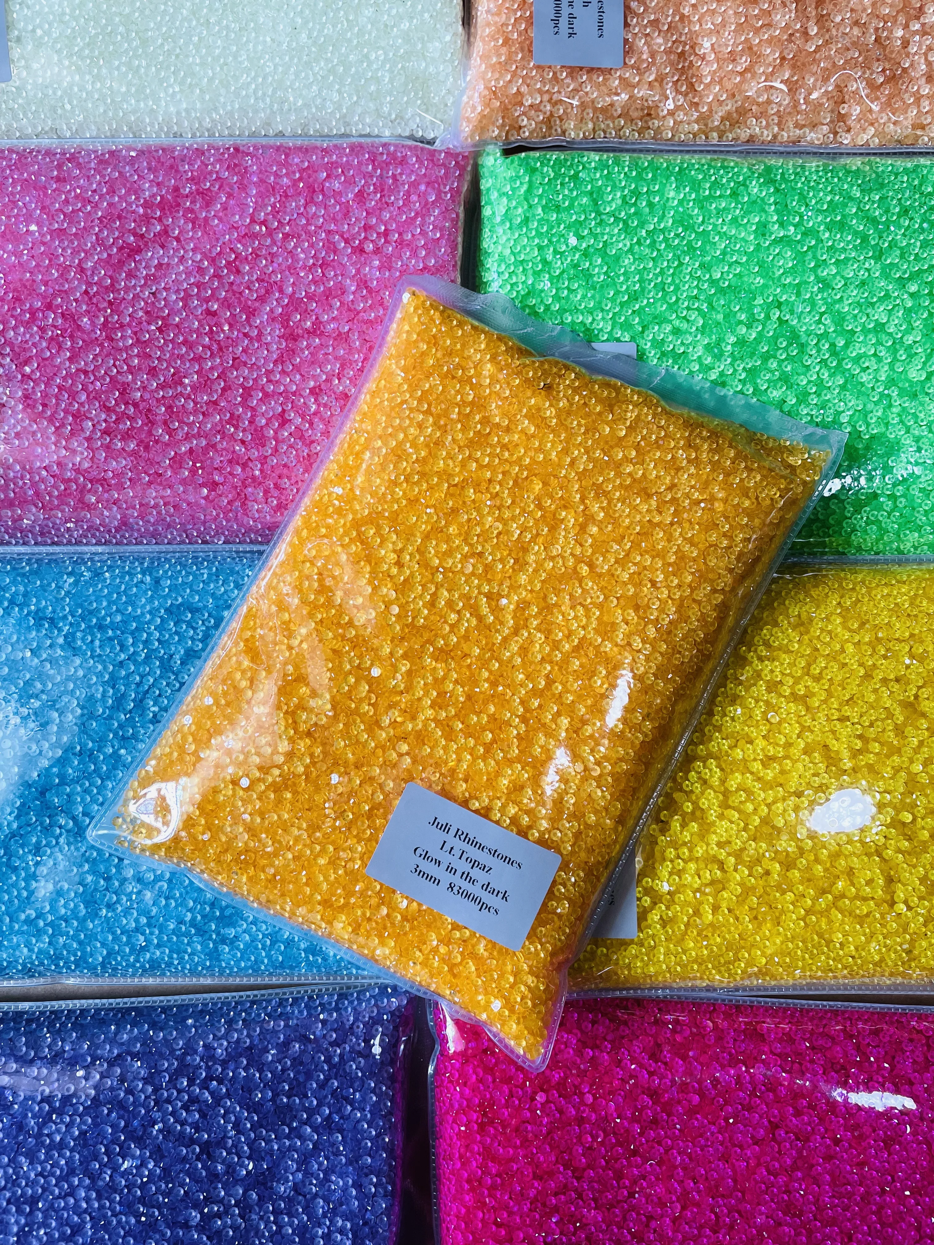 Прозрачные светящиеся камни для украшения новый дизайн 3 мм 4 5