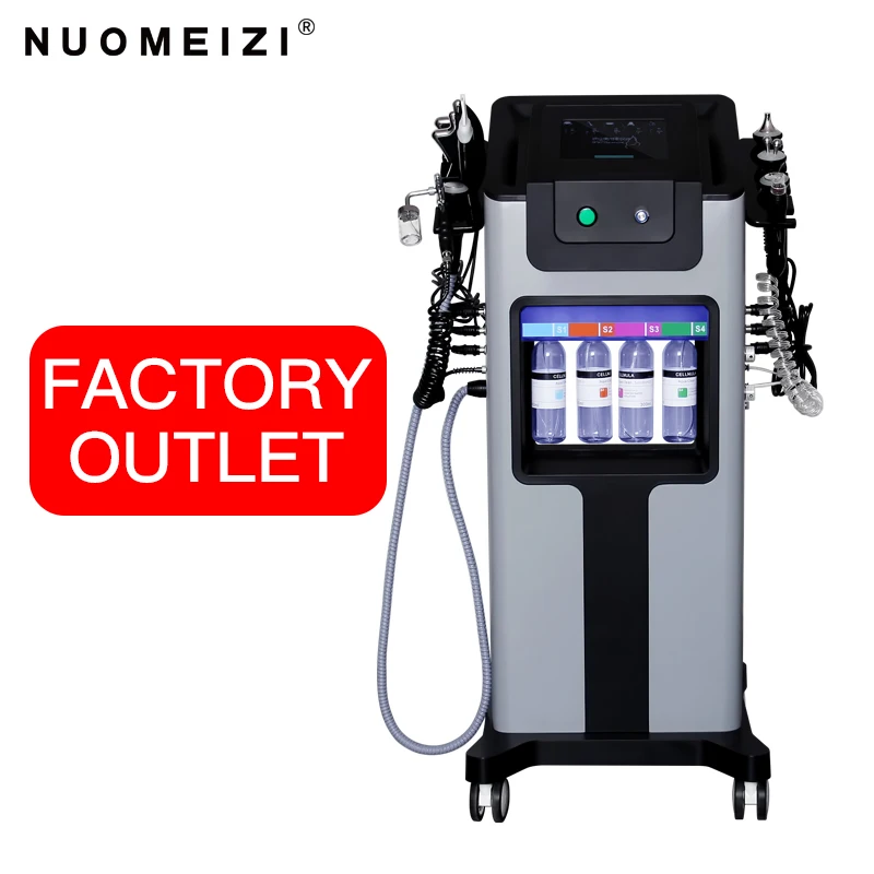 Multi-functional H2o2 Aqua Peel Facial Pore Cleaning Skin Rejuvenation Oxygen Jet Dermabrasion Machine