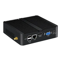 Hot sale In-tel Ce-leron Processor i5 4200U i7 4500U desktop computer box win10 8GB Ram mSATA  Fanless embedded  mini PC