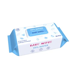 Weifang yujie alcohol free baby wet wipes with aloe vera and Vitamin E