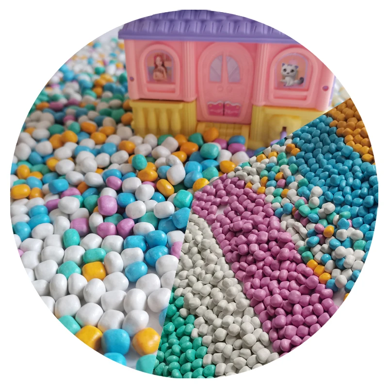Environmentally Park New Nano-material Inorganic Sand Imitated Porcelain Colored Particles Playground Play Pool Sand