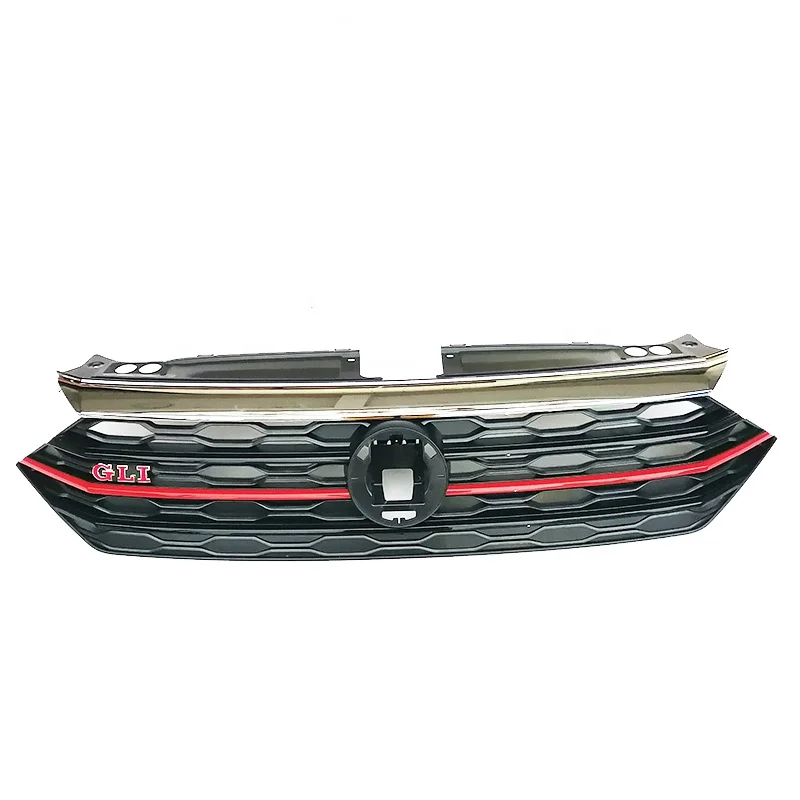 GLI look ABS center Grill Front bumper Upper Grille honeycomb mesh grills For volkswagen Jetta MK7 2019 OEM 17A853653B