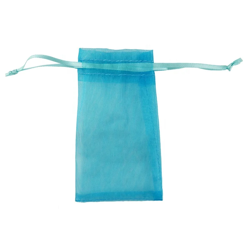 OEM Small Organza Jewelry Packaging Shopping Wholesale Nylon Mesh Drawstring Bags