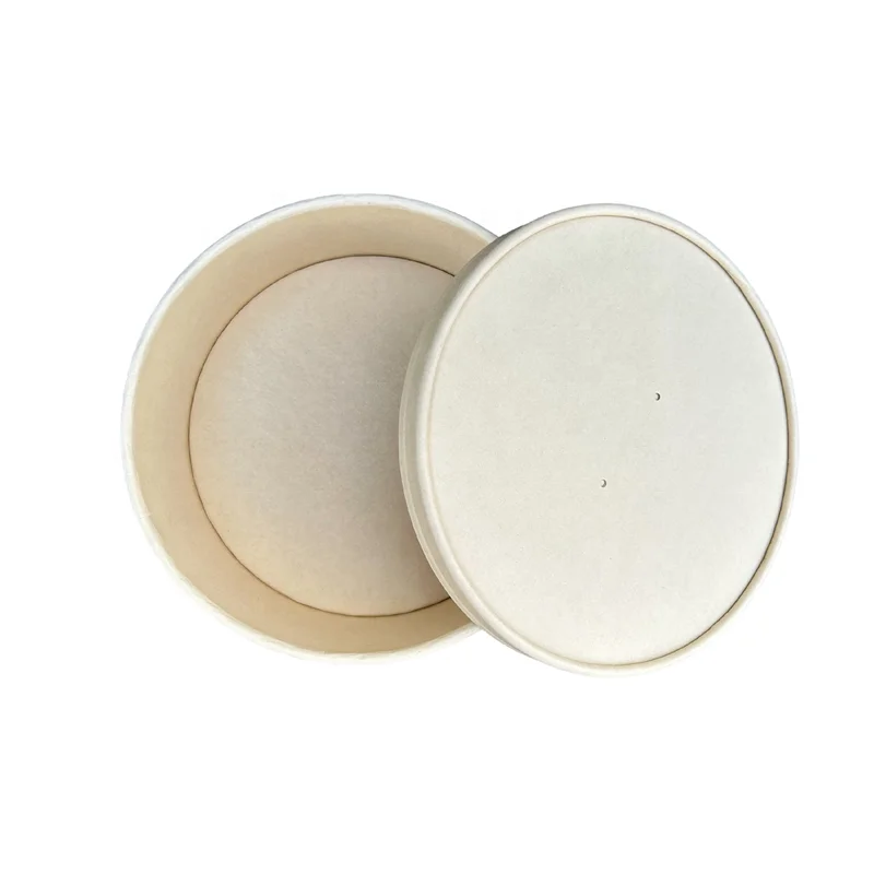 Gobest pe pla coated personalized custom popcorn packaging  fruit bowls and cups cover plastic Take Away Food Containers