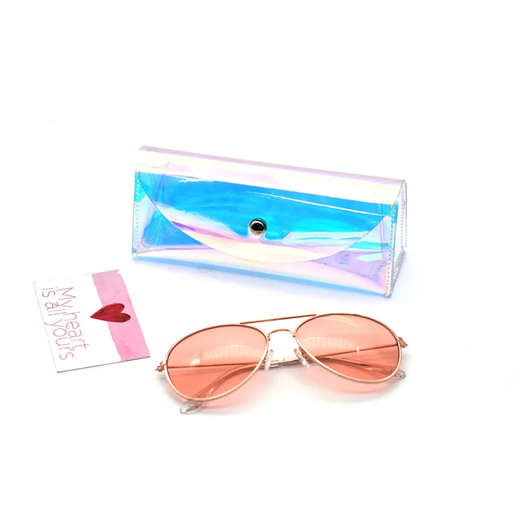 
Maofar Custom Holographic Pvc Recycled Glasses Case Transparency Oem 