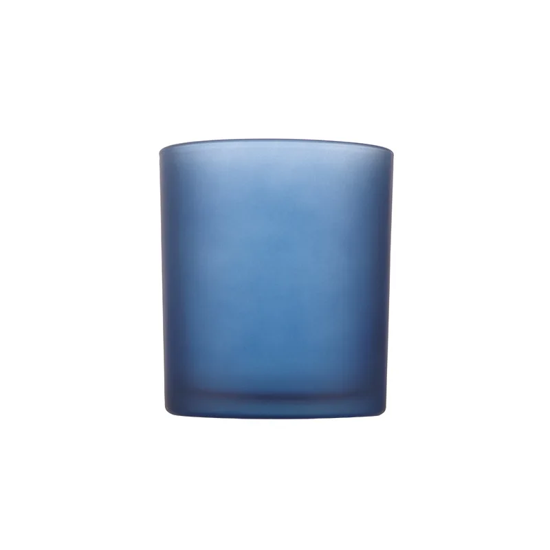 Envases Velas оптовая продажа 300 мл 10 унций пустые матовые банки для свечей стеклянные сосуды прозрачный контейнер с крышками