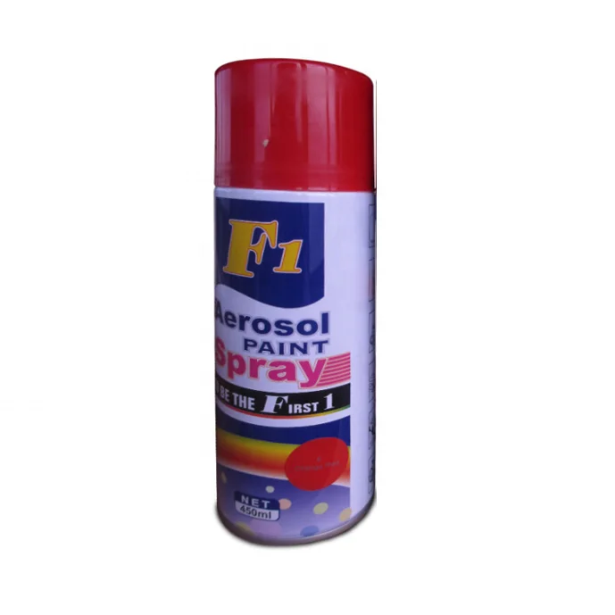 Краска для автомобиля Универсальная быстросохнущая 450 мл акриловый красный аэрозольный распылитель краски