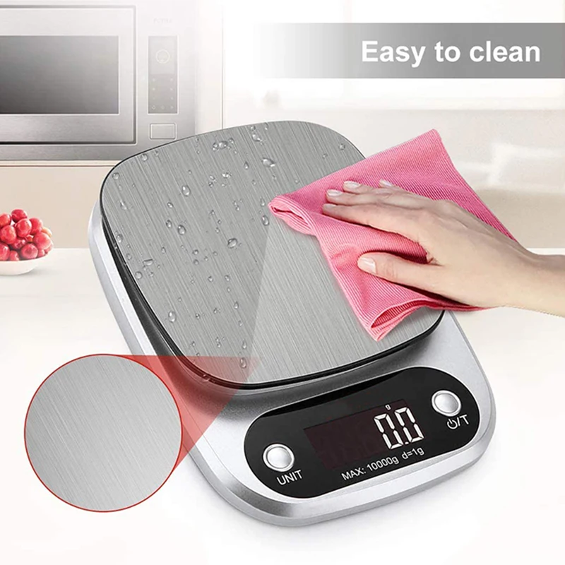 J&R Latest Trending Funny Appliance 10kg Cooking Balance Innovative Home Improvement Small Kitchen Tools Silver Kitchen Utensils