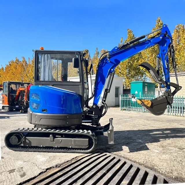 HAOHONG mini excavator 3.5 Ton CE EURO5 mini small excavator Crawler mini digger excavators for sale