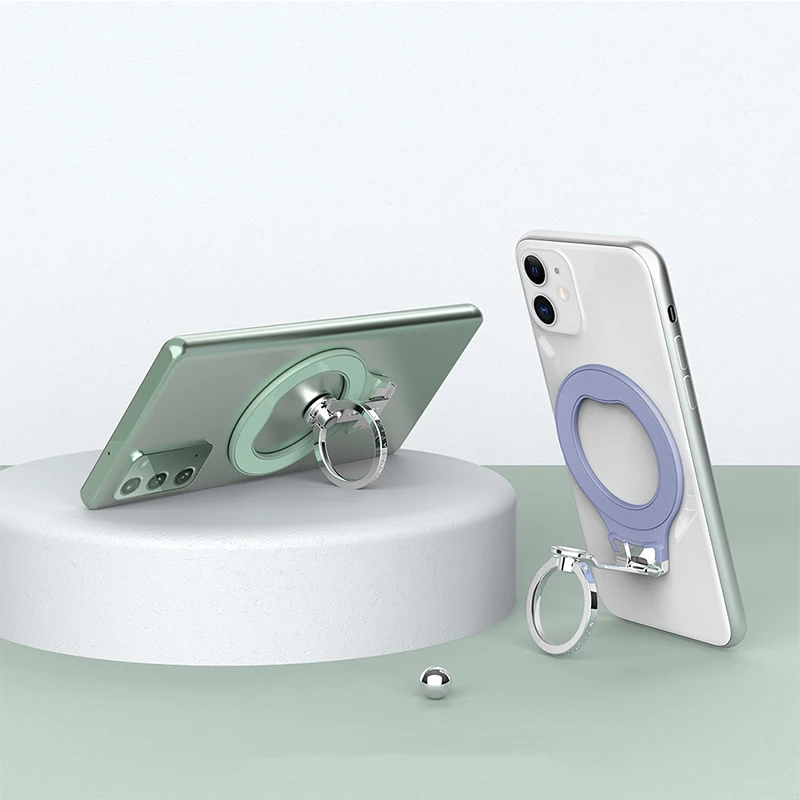 2022 Nillkin PU SnapGrip Magnetic Adhesive Ring Holder for iphone13 series durable and stable strong magnets small and light