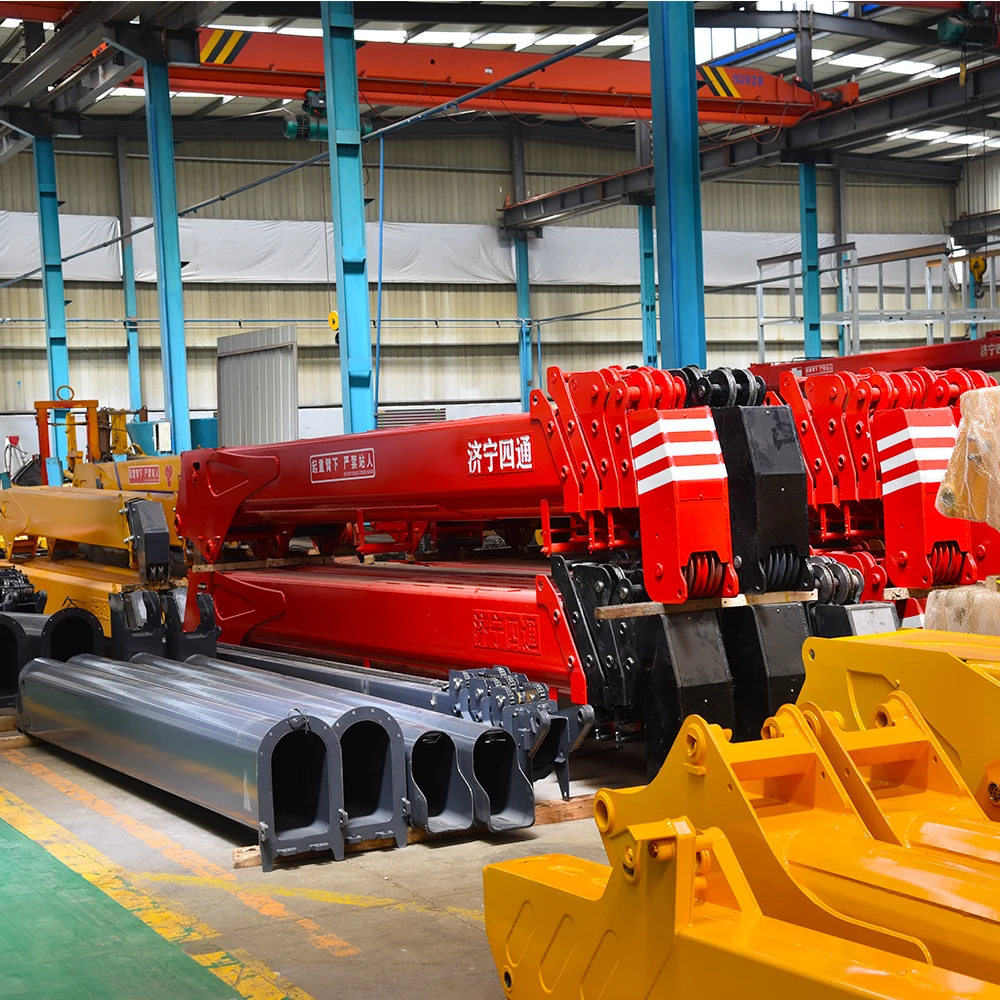 New 3 Ton /4 Ton/5 Ton/6.3 Ton Mobile Straight Boom Hydraulic Telescopic Cranes For Sale