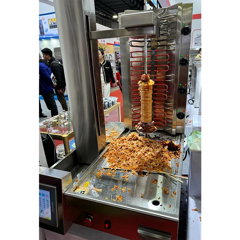Заводская Коммерческая автоматическая машина для выпечки кебаба Doner куриная шаурма гриль резки электрическая