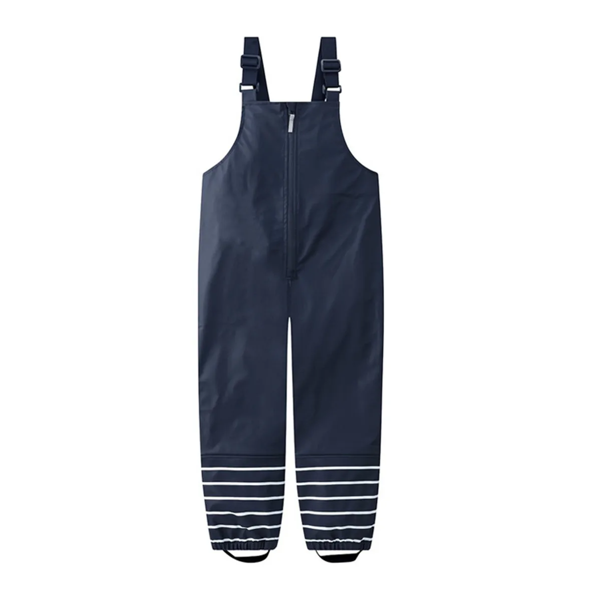 Children PU Waterproof Rain Pants Baby One Piece Jumpsuits Rompers Boys Girls Rain Pants Fashion Kids Overalls