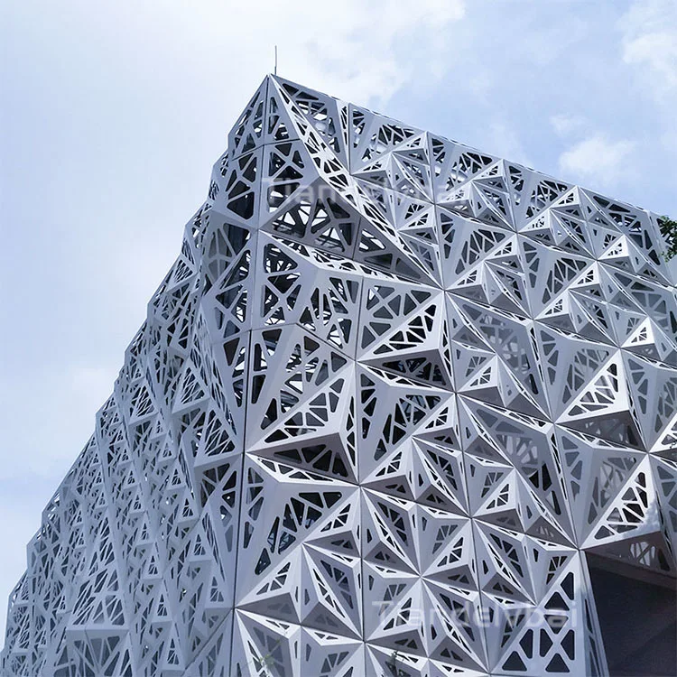 Китай оптовая продажа 3d наружная облицовка стен украшение внешняя алюминиевая фасадная панель алюминиевые навесные стены