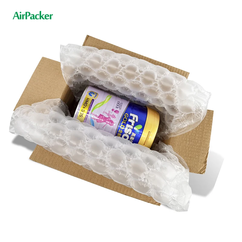 Bubble roll packaging protection pillow airbag, packaging filling and filling suitable for logistics protection